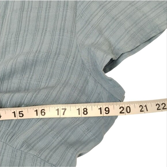 Primark Dress with Flutter Sleeves Blue Green Size 8 NWT - Picture 5 of 16